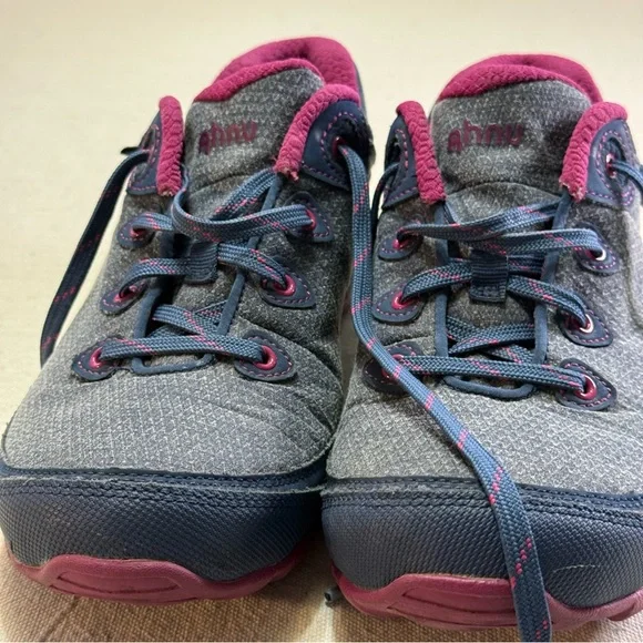 Ahnu Sugarpine Low Women's Size 8 Vibram Hiking Running Shoes Gray Navy - Picture 14 of 16